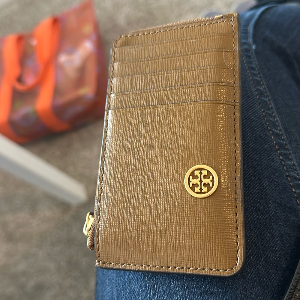 Brown Tory Burch wallet